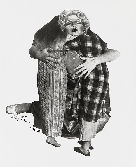 Cindy Sherman, Untitled, silver print of a photographic collage, 1976-89.Estimate $2,000 to $3,000.