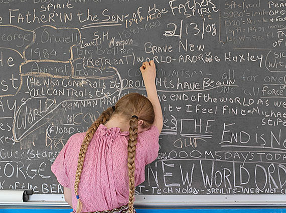 Homeschooling Chalkboard, Tennessee, 2008© Lucas Foglia