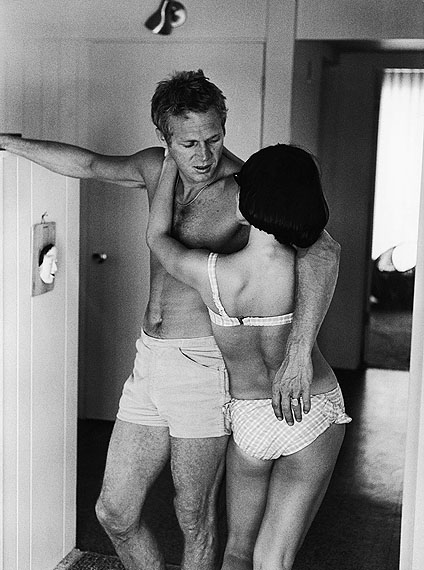 Steve McQueen and his wife, Neile Adams, at home, Hollywood, California, 1963. © John Dominis / Time Inc. All Rights Reserved.