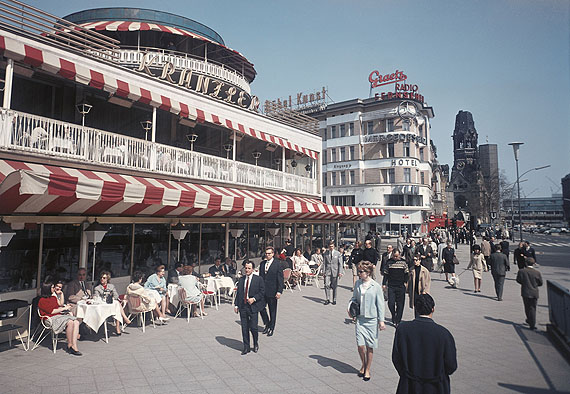 Herbert Maschke 
Café Kranzler und Kaiser-Wilhelm-Gedächtniskirche, um 1963
© Cornelius Maschke und Morlind Tumler