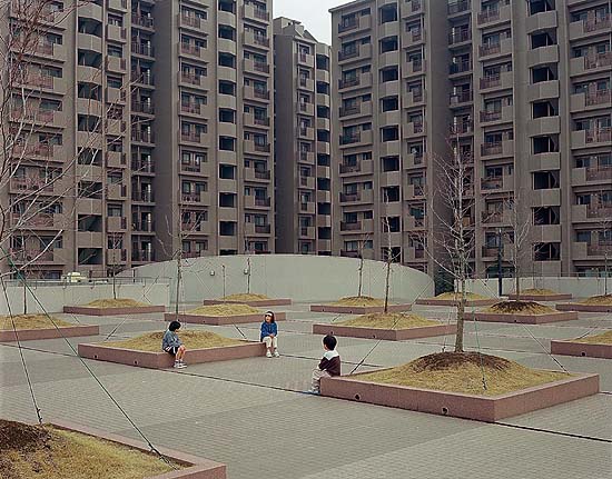 Appartment Complex, Yokohama , 1999 Cibachrome-print Size of sheet: 30,3 x 36,3 cmSize of image: 25 x 31,3 cm edition of 25 + III a.p.signed and numbered€ 350 exclude shipping