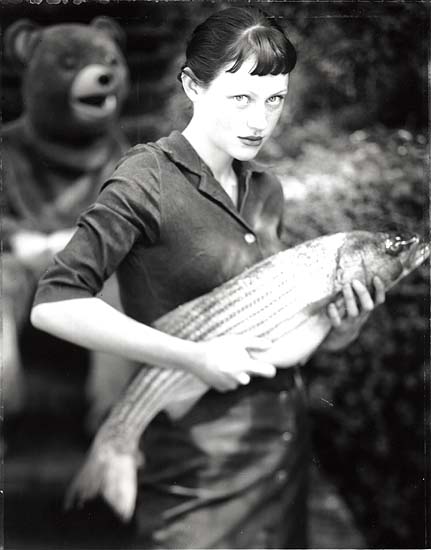 Fishmonger's Daughter, 2002, gelatin silver print. Copyright the artist, courtesy of Stephen Cohen Gallery