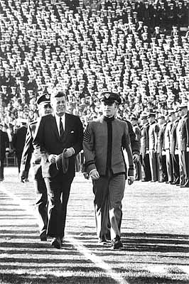 John F. Kennedy at Army Navy Game 1962