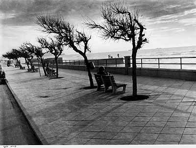 Strandpromenade im Winter, Tel Aviv, 1953