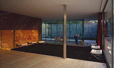 © Jeff Wall . Morning Cleaning, Mies van der Rohe Foundation, Barcelona, 1999