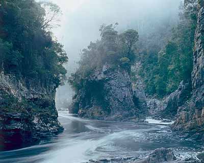Peter Dombrovskis (1945–1996)Morning Mist, Rock Island Bend, Franklin River, Tasmania, 1979cibachrome; 51.4 x 64.2 cm