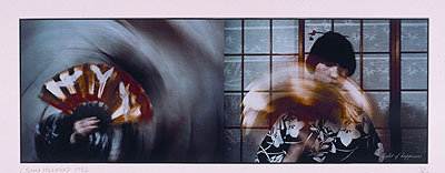 John Hilliard, Flight of Happiness, 1982, photographie couleur, tirage71/90, 39.4x69.2 cm ©John Hilliard / Photographie Jacques Boulissière