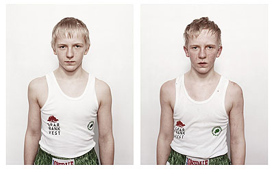 Nicolai Howalt b. 1970 Mark Wirenfeld, DK, 14 Years, 5 Fights, 57 Kg., 2001, Still Boxing, 2000 Courtesy the artist