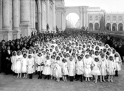 Carlos & Miguel Vargas, First Communion, Cathedral of Arequipa, Arequipa, Peru, c. 1915