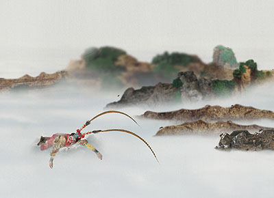 CHI PENG, Hua Guoshan, 2007, c-print, 120 x 630 cm, Detail, Courtesy ALEXANDER OCHS GALLERIES BERLIN I BEIJING