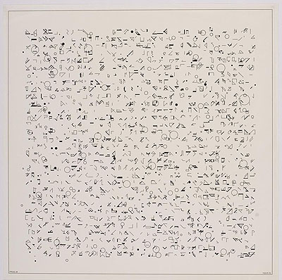 Manfred Mohr, P-49 Formal Language I, 1970
Kunsthalle Bremen – Der Kunstverein in Bremen