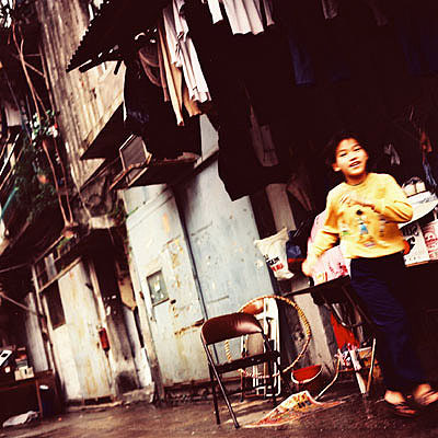 Stadt Träume Hongkong # 9 , 2002, C-Handabzug