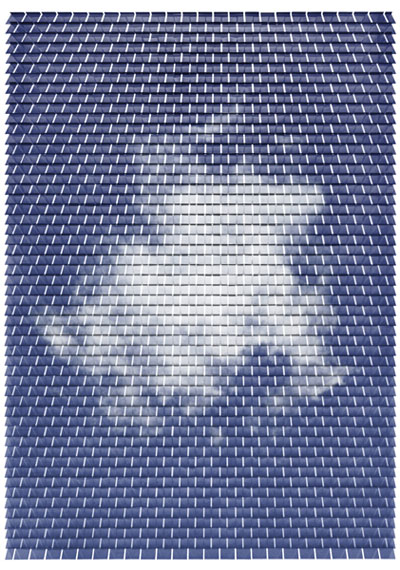 WANG NINGDE: “Cloud No.3” (2013) Mixed media. 144 x 200 x 2.5cm - Edition of 3 