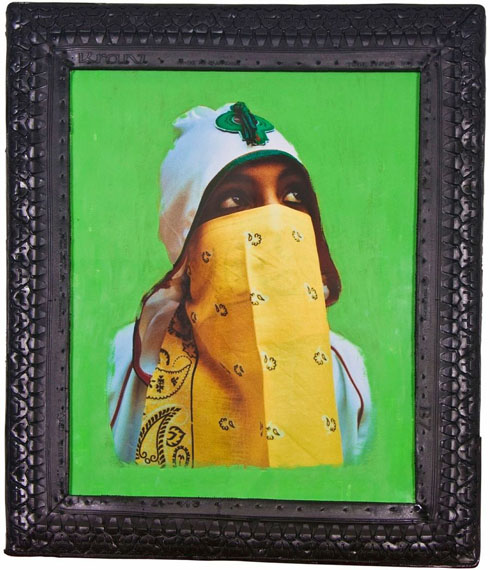 Hassan Hajjaj, Y bandana veil in green, 2006. Courtesy of the artist.