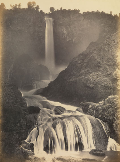 Robert MacPherson (1814-1872)
The Cascata delle Marmore near Terni, c. 1858
Albumen print, 42.2 x 31.3 cm