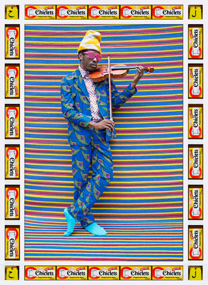 Hassan HajjajMr M. Toliver, 2013Metallic Lambda print on Dibond with wood and found objects34.5 x 25 inCourtesy of the artist and GUSFORD | los angeles