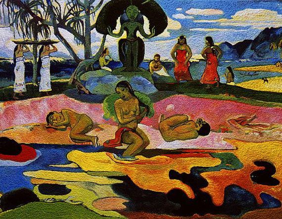 Mahana No Atua (Day of the Gods), After Gauguin, 2005 by Vik Muniz