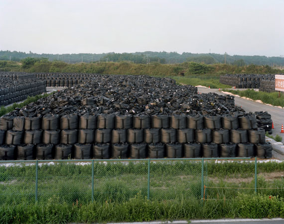 Yishay Garbasz: Storage of nuclear contaminated materials, Rte 6, Fukushima (former Exclusion Zone opened in April 2013), 2014