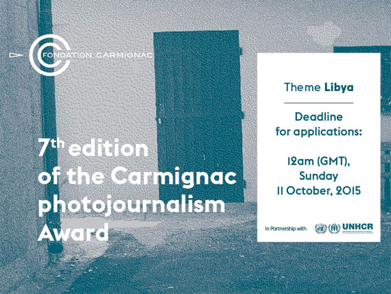 7th EDITION OF THE CARMIGNAC PHOTOJOURNALISM AWARD