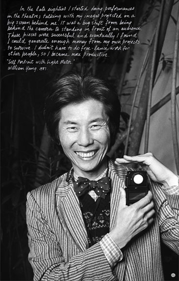 William Yang Self portrait with light meter, 1987. Inkjet print, 38 x 24cm.