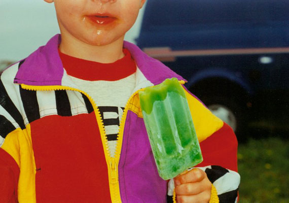 Boy with popcicle © Martin Parr