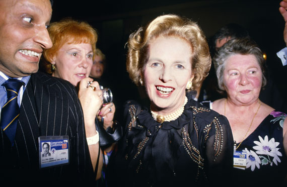 Chris Steele-Perkins. Prime Minister Margaret Thatcher during the Conservative Party Conference, 1985. © Chris Steele-Perkins / Magnum Photos