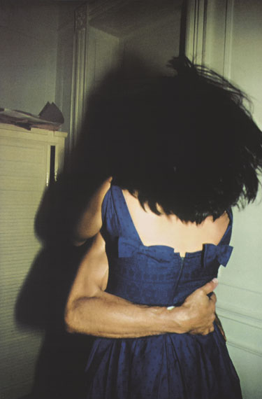 Nan GOLDINThe Hug, New York City, 1980Cibachrome print mounted on dibondImage : 59,5 x 39,5 cm ; framed : 64 x 44 cmSigned, titled and numbered in ink verso