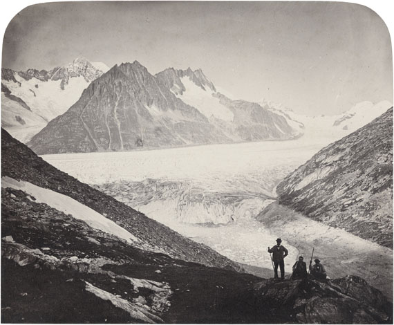 Adolphe Braun, Aletsch Glacier, Canton of Valais, 1862-1865, Albumen print© Münchner Stadtmuseum