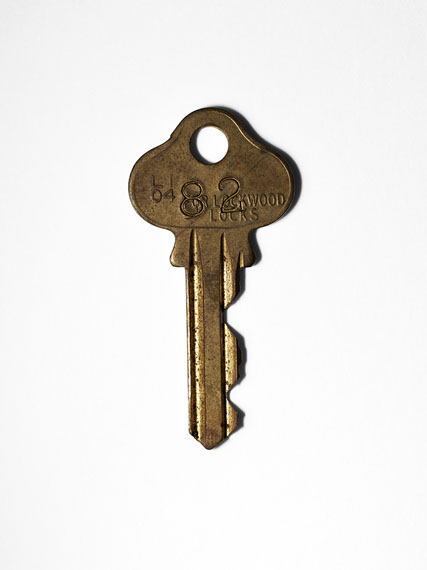 © Henry LeutwylerJames Dean's key to the room 82 of the Iroquois Hotel, New York, James Dean residenceFrom the series Document, 2015