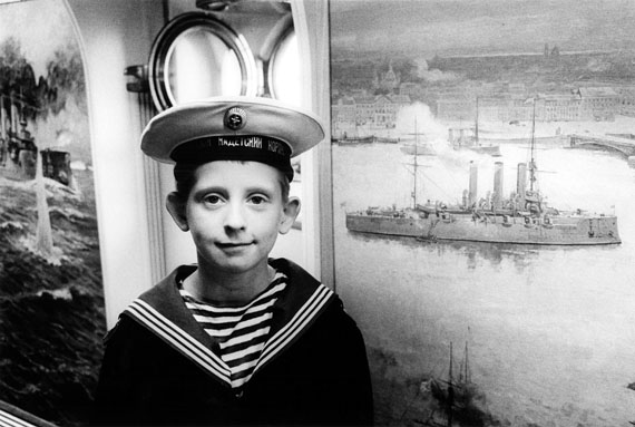 Der elfjährige Sergej ist Kadett der Kronstädter Akademie, St. Petersburg, 1997
© Peter Dammann