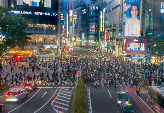 Shibuya Crossing, 2017
© Marcy Cohen