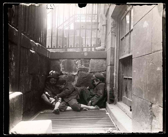 Street Arabs in sleeping quarters, 1888-1889 © Jacob Riis/ Museum of the City of New York