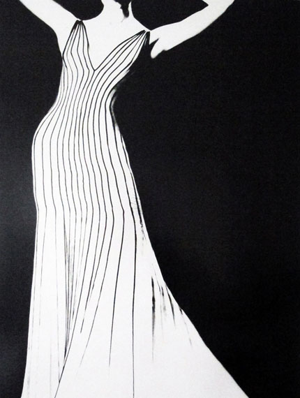 Lillan Bassmann: Krönung des Chic, Jada, Dress by Thierry Mugler, 1998, Silbergelatine, 4/25, 101 x 76,5 cm