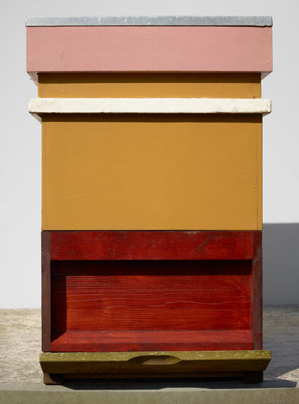 Beehives, Wood, Ocre, White & Pink, 2017Framed pigment print on baryta paper, optiwhite glass 90 x 67 cm each / framed 107 x 155 cm8 + 1AP© Scheltens & Abbenes