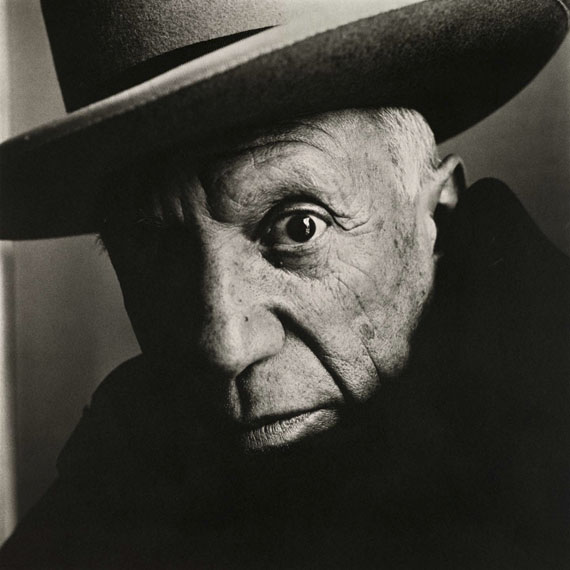 Irving Penn: Pablo Picasso at La Californie, Cannes, 1957 © The Irving Penn Foundation