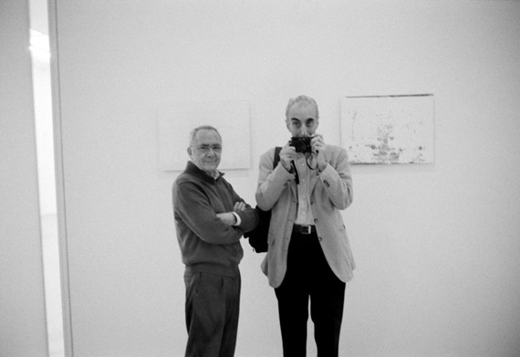 Gerhard Richter und Benjamin Katz, 2007, Foto: B. Katz