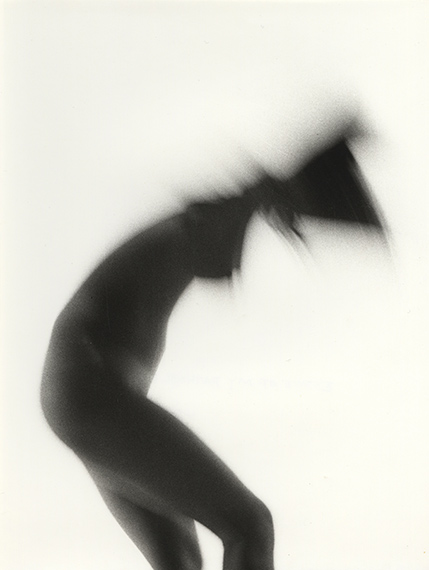 KIYOSHI NIIYAMA (1911-1969)
Untitled (Blurred Nude, Dark-Shaded), 1950s-1960s
gelatin silver print, printed ca. 1950s-1960s
v signed and noted in pencil by Yoichi Niiyama
28 x 21 cm