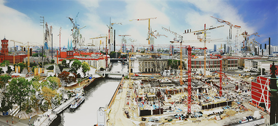 池田衆 | Shu Ikeda 
“BerlinerDom, Berlin” 
2021, photographic collage, mounted on acrylic
70×150 cm