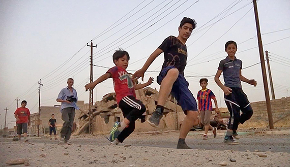 Children’s Game #19: Haram Football, Mosul, Iraq, 2017 (© Photo by Francis Alÿs)