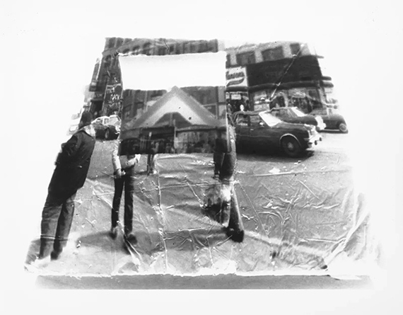 Darrel Ellis,  Untitled (Street Scene), 1987. 
Gelatin silver print: sheet, 11 × 14 in. (27.9 × 35.6 cm); image, 9 1/2 × 12 1/4 in. (24.1 × 31.1 cm). 
Whitney Museum of American Art, New York; purchase with funds from the Robert Mapplethorpe Foundation, Inc. 
in memory of Jon D. Smith Jr. © Estate of Darrel Ellis