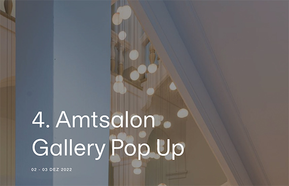 4. Amtsalon Gallery Pop Up