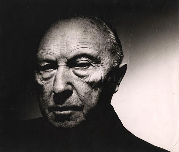 (Hargesheimer, Karl-Heinz) ChargesheimerKonrad Adenauer, Politiker, 195618.9 x 22.7, mount: 19.6 x 23.5 cmGelatin silver print