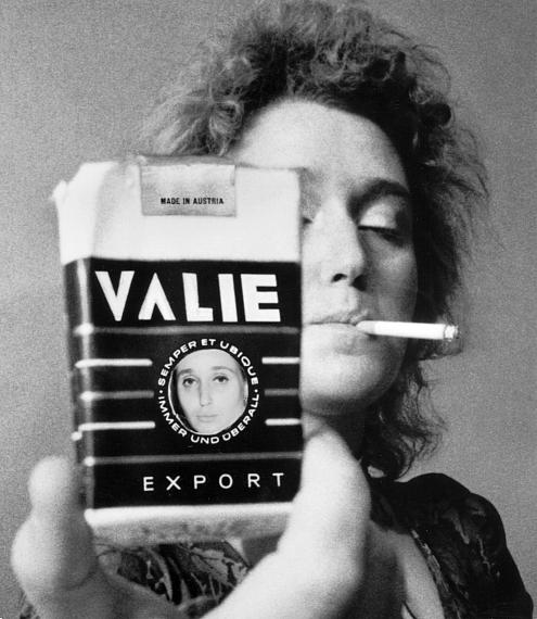 VALIE EXPORT: VALIE EXPORT – SMART EXPORT
self-portrait, 1970
ALBERTINA, Wien – The ESSL Collection 
© VALIE EXPORT, 2022, ProLitteris, Zurich
photo: Gertraud Wolfschwenger