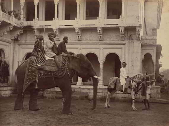 Ramkishore Singh of Rewa (detail), c. 1885–87. Raja Deen Dayal (Indian, 1844–1905). Albumen print; 20.3 x 27.3 cm. The Cleveland Museum of Art, Purchase from the J. H. Wade Fund, 2016.266.22  
