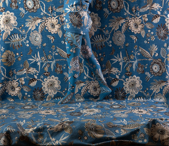 Cecilia ParedesWalking in my Galaxy Blue, 2023Photo performance inkjet print99.1 × 114.3 cm