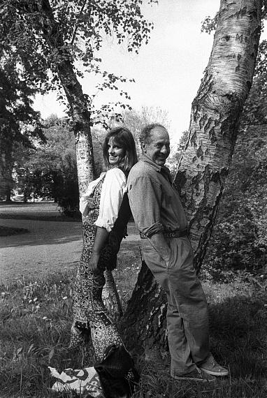 Robert Frank und Gundula Schulze Eldowy, Leipzig, 1993 © Helfried Strauß