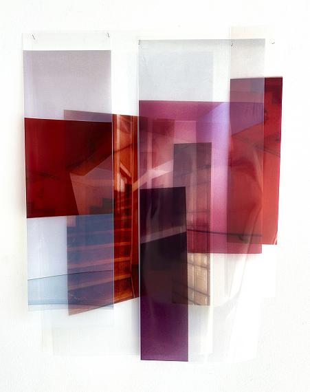Susa Templin
Transparency #5, 2024
Collage, colour photographies, pigment print on transparent silkscreen films
113 x 87 cm, framed 133 x 107 cm
White maple, acrylic glas
Unique