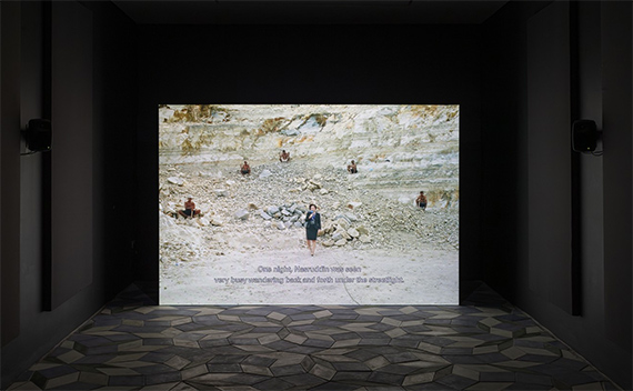 Riar Rizaldi, Mirage, 2024. Exhibition view. Commissioned and produced by Gasworks. Photo: Dan Weill
