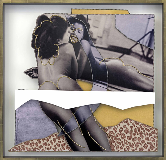 Mickalene Thomas, NUS Exotiques #5., 30 13, 2023 Courtesy of the artist and Yancey Richardson, New York.