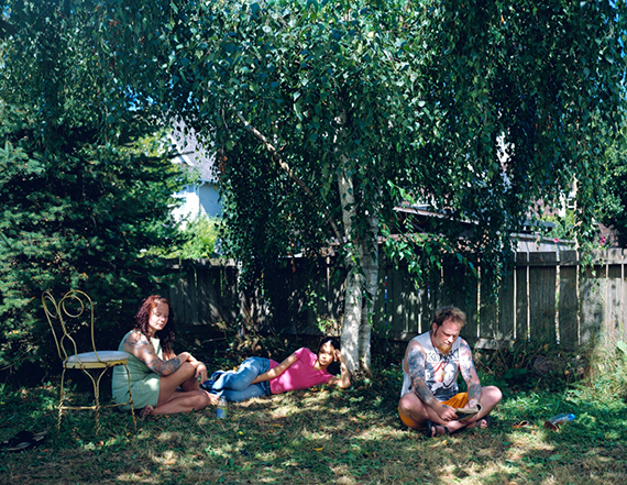 Tattoos and Shadows  2000, Transparency in lightbox; 195.5 × 255 cm. Courtesy of the artist.
